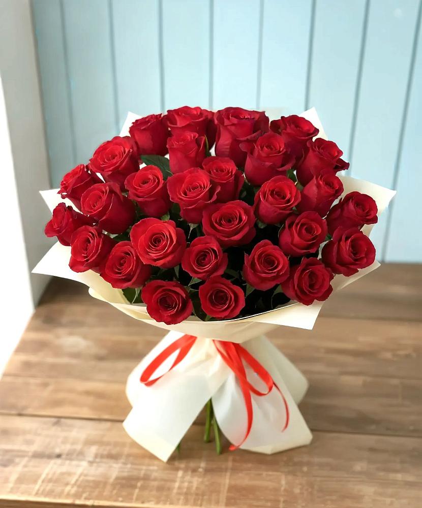 Букет 29 Красных роз в Кириллове