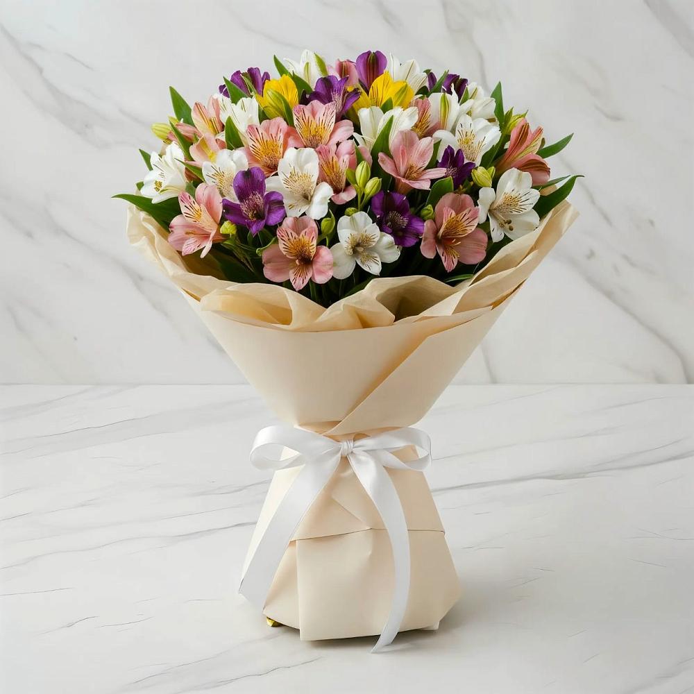 Букет цветов из: Альстромерии в Кириллове