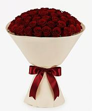 Букет 101 Бордовая роза Блэк Бакарра в Кириллове