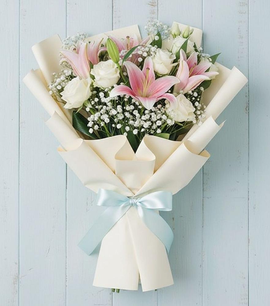 Букет цветов из: Лилии в Кириллове