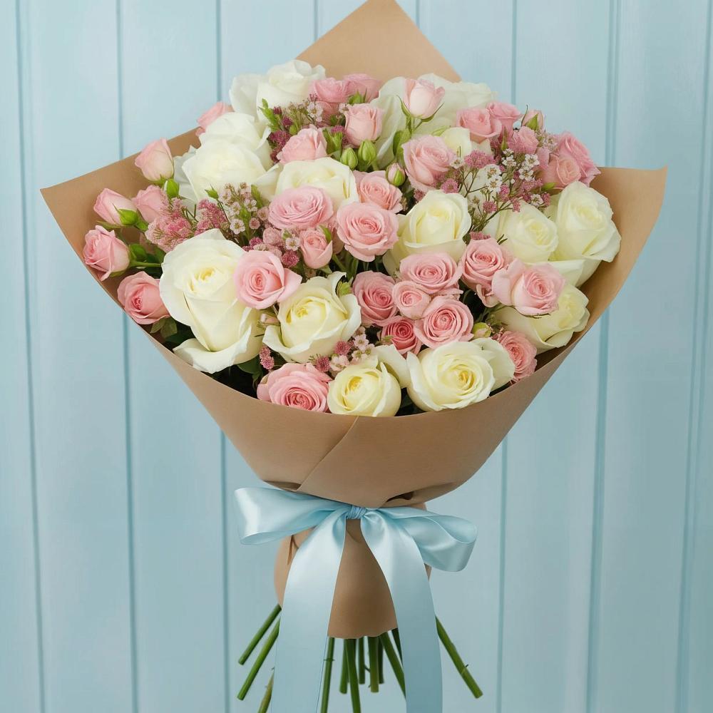 Букет цветов из: Розы в Кириллове