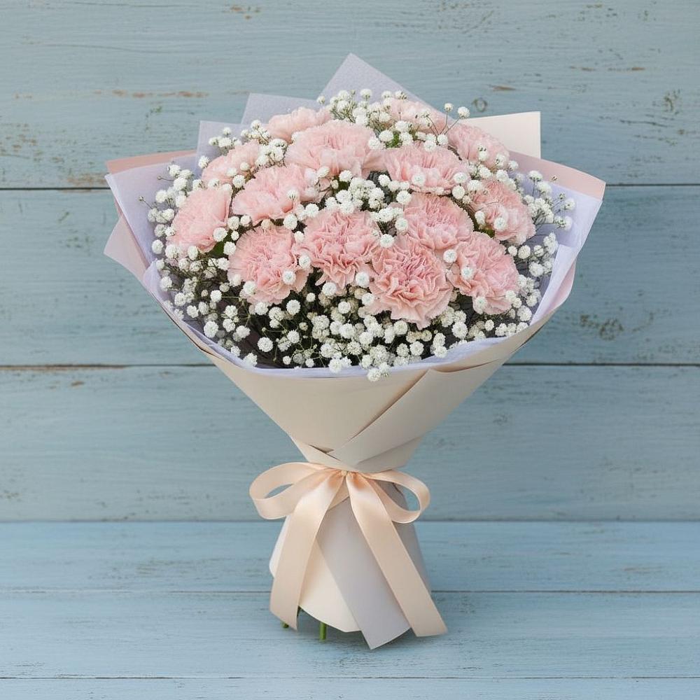 Букет цветов из: Гвоздики в Кириллове