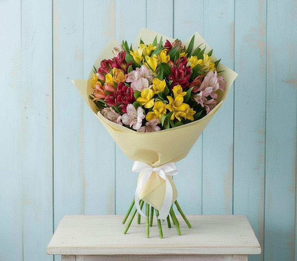 Букет цветов из: Альстромерии в Кириллове