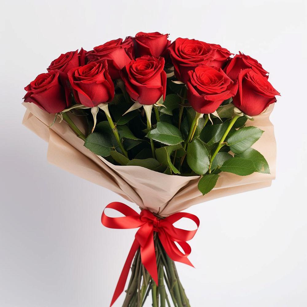 Букет 11 Красных роз Эдлесс Лав в Кириллове